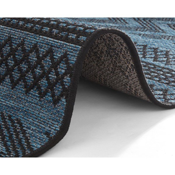 Tmavomodrý vonkajší koberec NORTHRUGS Sidon, 70 x 200 cm-image-1