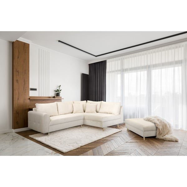 Krémový menčestrový taburet Ariella – Ropez-image-1