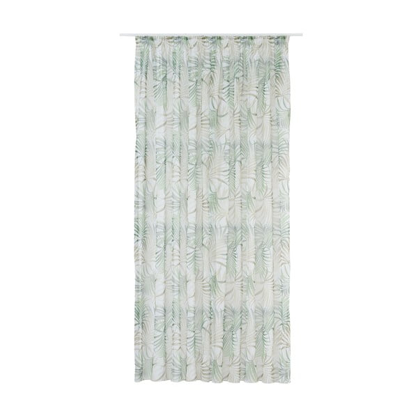 Zeleno-béžová záclona 300x260 cm Palmas – Mendola Fabrics-image-2