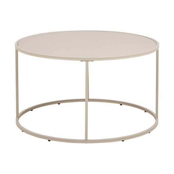 Sivý oceľový okrúhly konferenčný stolík ø 80 cm Seaford – Actona-image-2