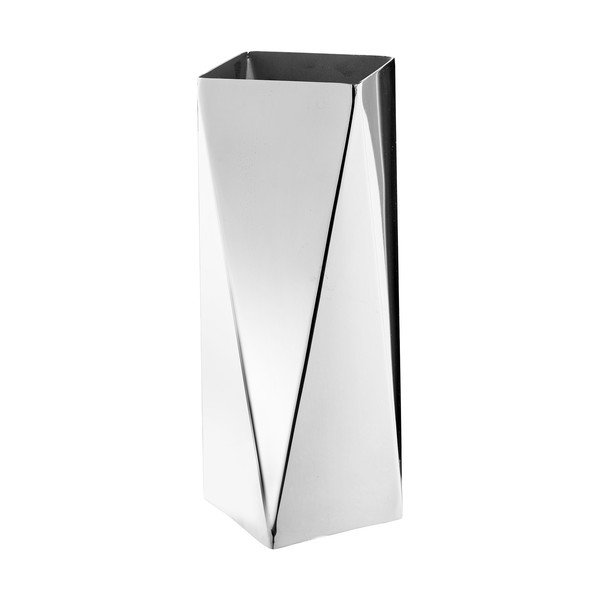 Oceľová váza v striebornej farbe (výška  23 cm) – House Nordic