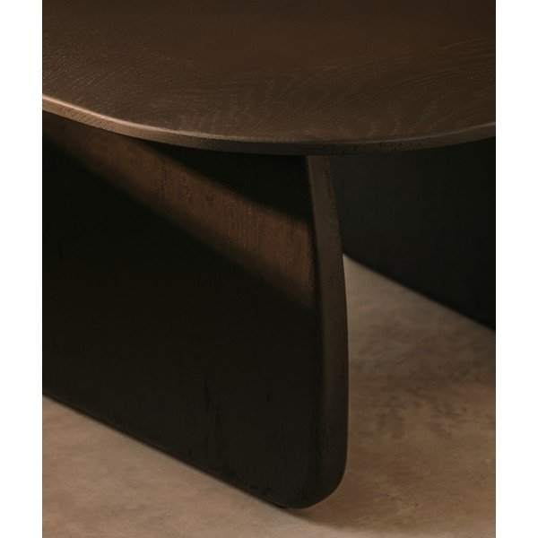 Odkladací stolík z dubového dreva 70x71 cm Pirita – Kave Home-image-2