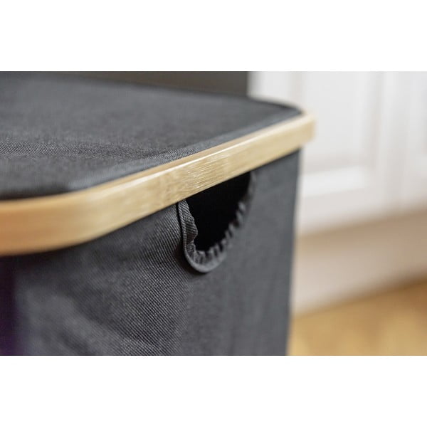 Látkový kôš na bielizeň 105 l Trio Ecori - Wenko-image-3