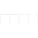 Biely TV stolík 183x45 cm Piana – Germania