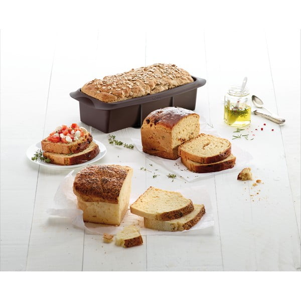 Silikónová forma na pečenie chleba 12,5x27,5 cm – Lékué-image-4