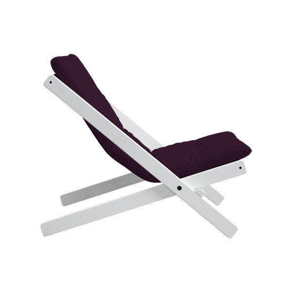Skladacie kreslo Karup Boogie White/Purple Plum-image-4