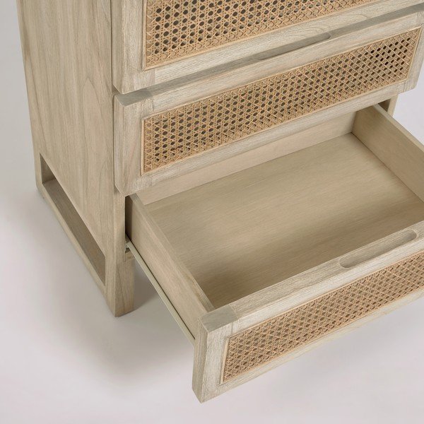 Komoda s 5 zásuvkami z dreva Mindi Kave Home Rexit-image-1