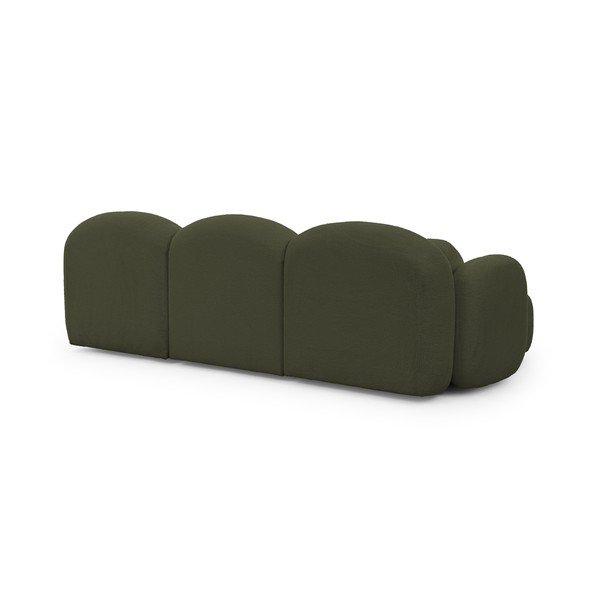 Zelená rohová pohovka z textílie buklé (do tvaru "U") Orbit – Ropez-image-3