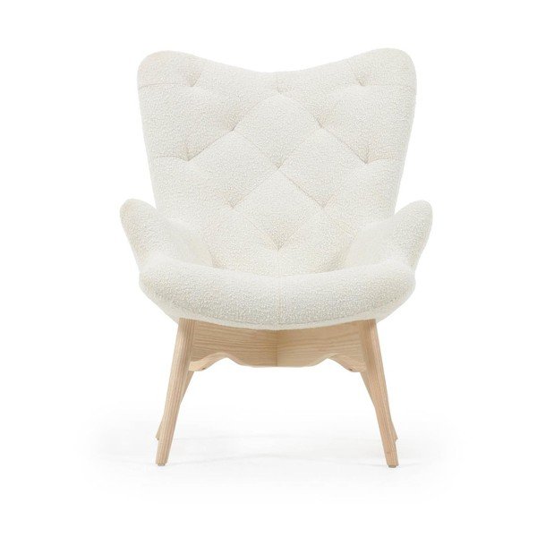 Biele kreslo Kody - Kave Home-image-2