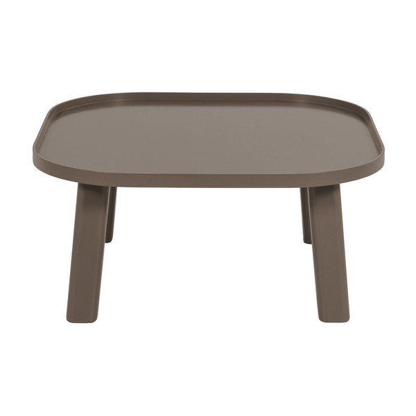 Hnedý okrúhly konferenčný stolík z MDF ø 80 cm Mosa – WOOOD-image-3