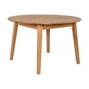 Okrúhly rozkladací jedálenský stôl z dubového dreva ø 118 cm Metz – House Nordic