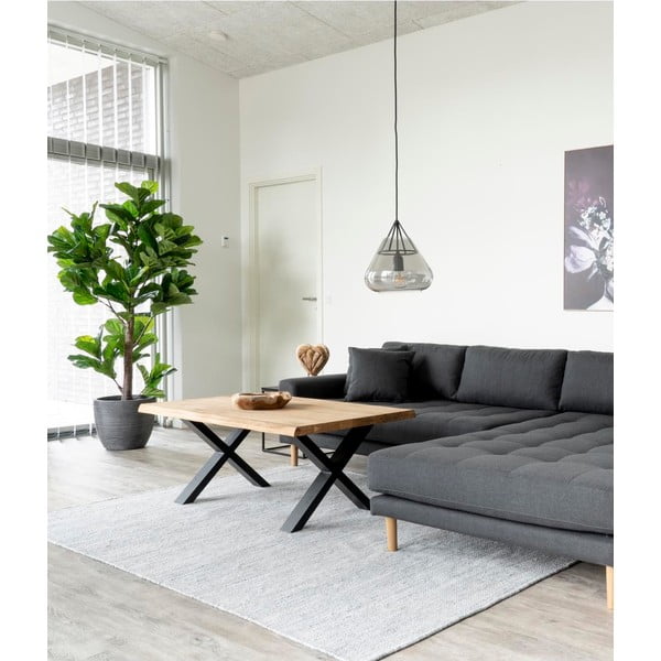 Konferenčný stolík s doskou z masívneho dubu House Nordic Toulon, 120 x 70 cm-image-1