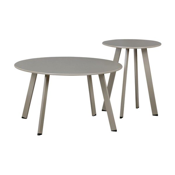 Kovový okrúhly záhradný stolík ø 40 cm Fer – WOOOD-image-2