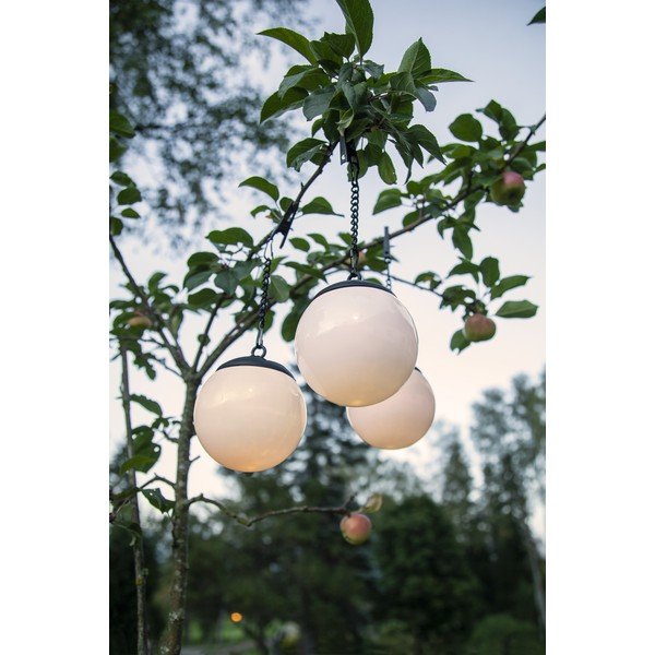 Súprava 3 závesných vonkajších solárnych svetiel Star Trading Globus, ø 10 cm-image-1