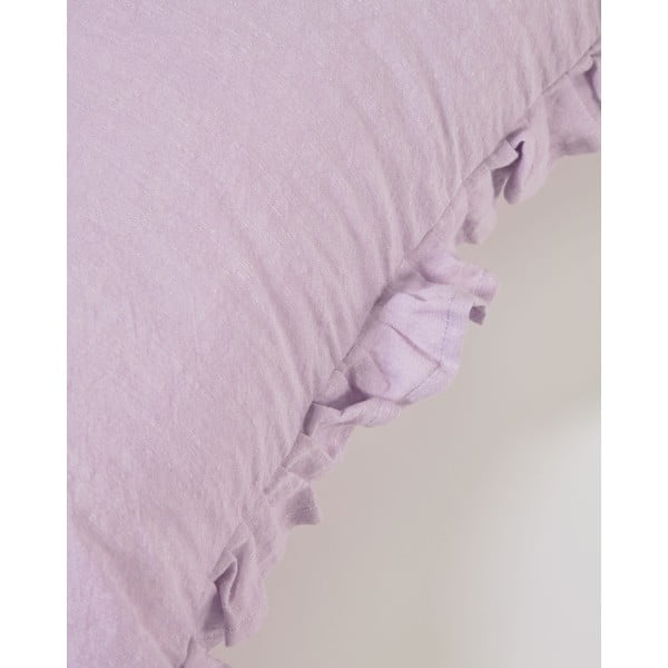 Obliečka na vankúš s prímesou ľanu 45x45 cm Nacha – Kave Home-image-1