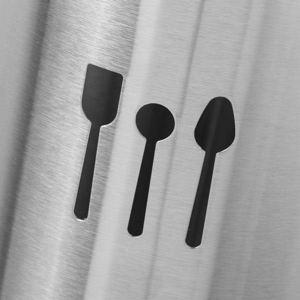 Kovový odkvapkávač na príbory Casa Selección, Ø 13 × 17,5 cm-image-2