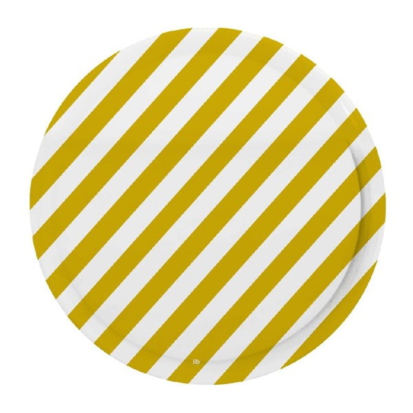 Podnos Stripes Mustard