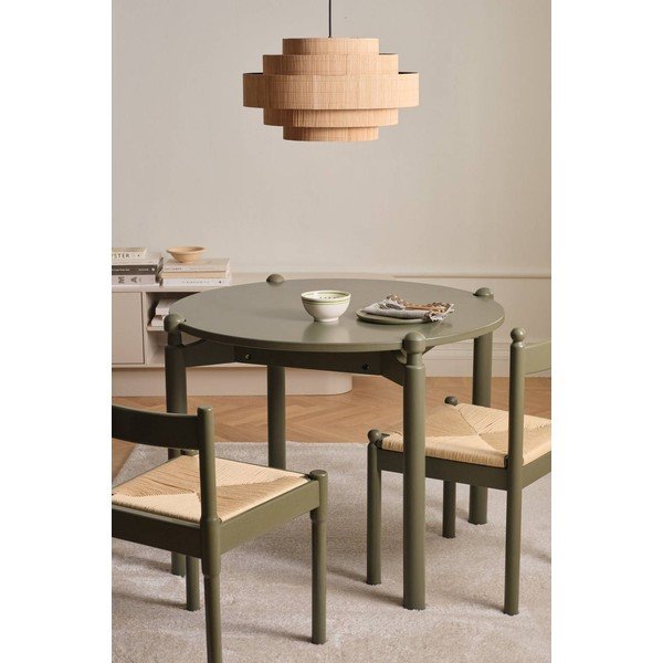 Okrúhly jedálenský stôl z bukového dreva ø 100 cm Kitchsoft – Ellos Home-image-1