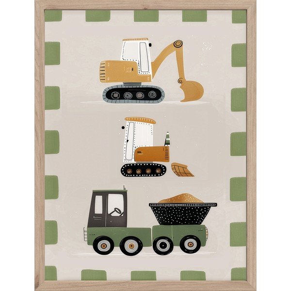 Detský obrázok 30x40 cm Baby The Builder – Styler