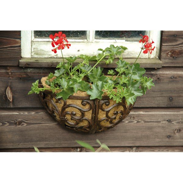 Kovový závesný záves na kvetináč – Esschert Design-image-1