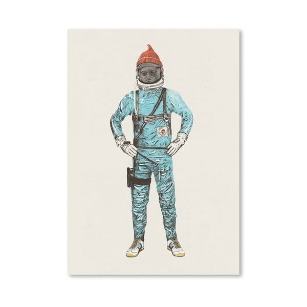 Plagát Zissou In Space od Florenta Bodart, 30x42 cm