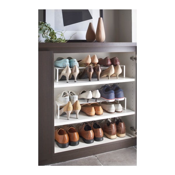 Biela polica na topánky YAMAZAKI Frame-image-2