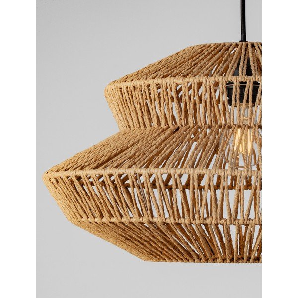 Povrazové závesné svietidlo v prírodnej farbe ø 50 cm Nua – Nova Luce-image-1