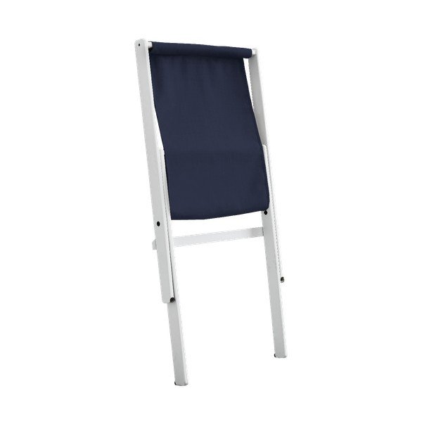 Tmavomodré skladacie kreslo z bukového dreva Karup Design Boogie White/Navy-image-3
