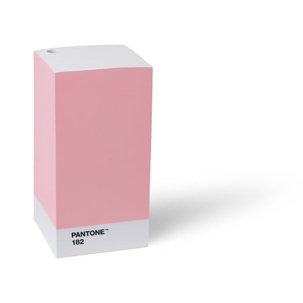 Ružový stojan na ceruzku / poznámkový blok Pantone