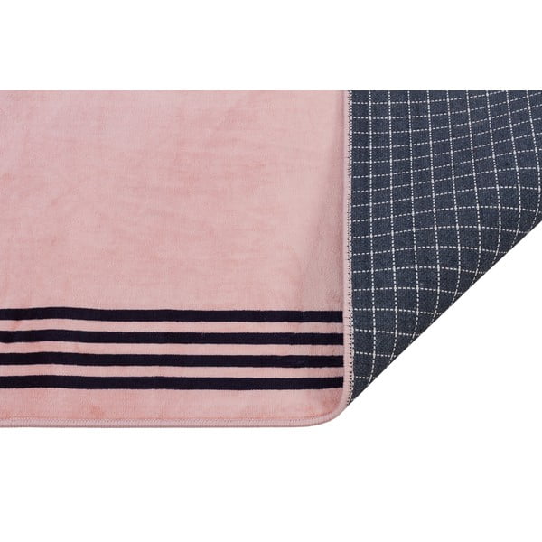 Ružový umývateľný koberec behúň 300x100 cm - Vitaus-image-2