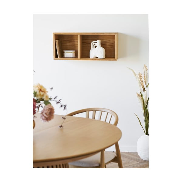 Poschodová polica v dekore duba v prírodnej farbe 71 cm Oshawa – House Nordic-image-1