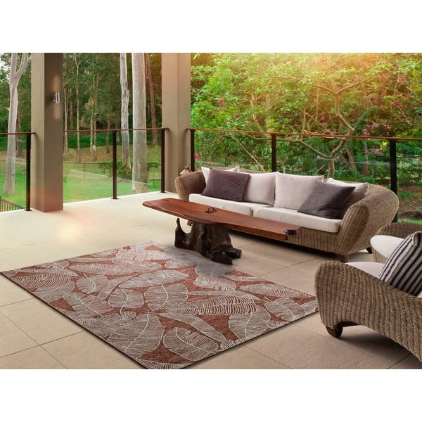 Oranžový vonkajší koberec Universal Sigrid, 77 x 150 cm-image-1