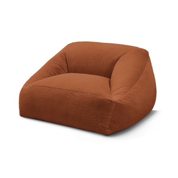 Oranžový sedací vak z umelej kožušiny Lilibet – Bobochic Paris