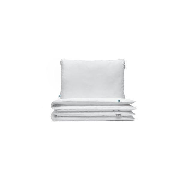 Biele detské bavlnené posteľné obliečky Mumla, 90 × 120 cm