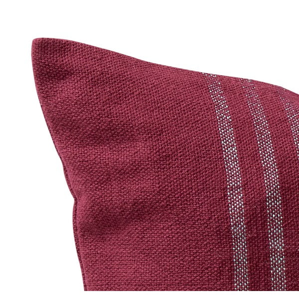 Červený bavlnený vankúš Hübsch Sarah, 60 x 40 cm-image-2