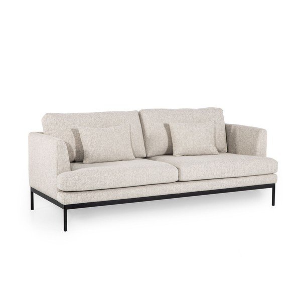 Svetlobéžová pohovka Ndesign Pearl, šírka 204 cm-image-1