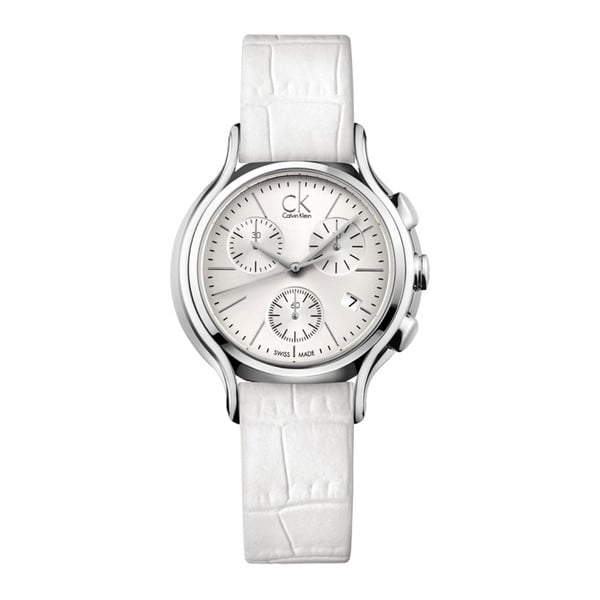 Dámske biele hodinky Calvin Klein K2U291L6
