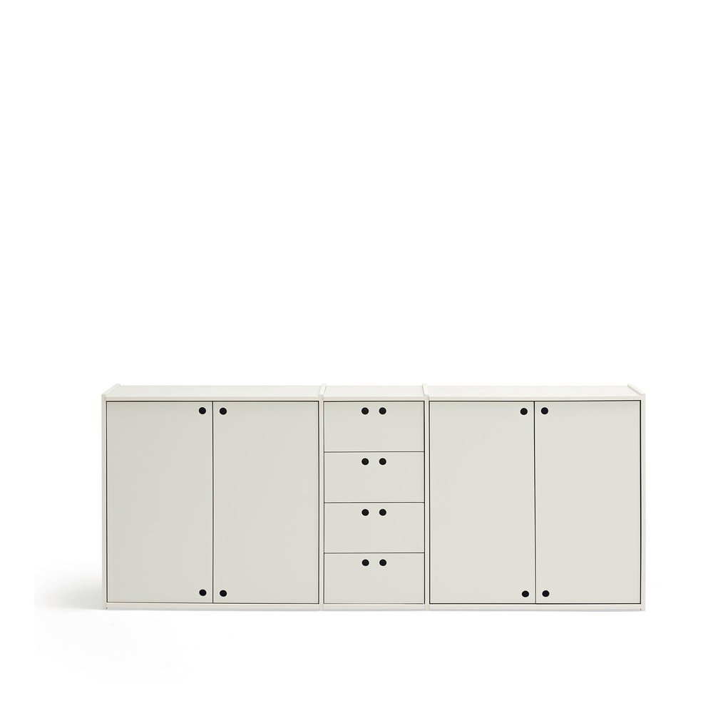 E-shop Krémová komoda 197x80x40 cm Wally – Teulat