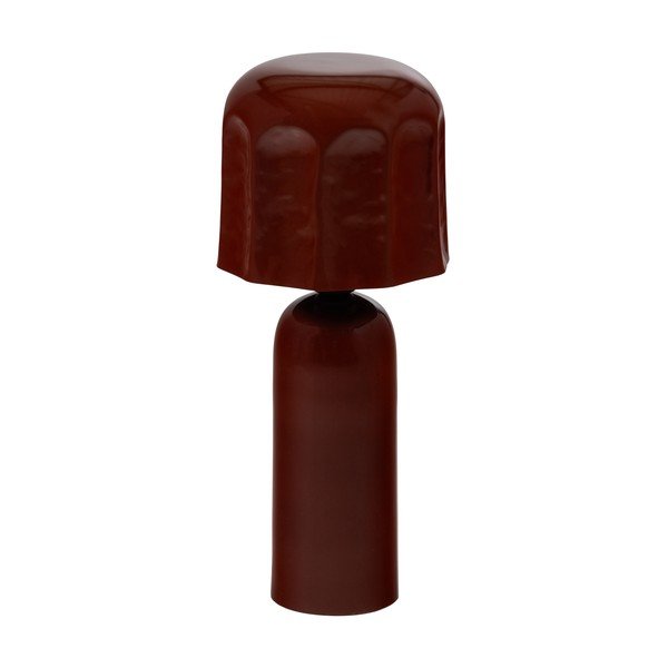 Hnedá kovová stolová lampa (výška  39 cm) Lumira – WOOOD-image-2