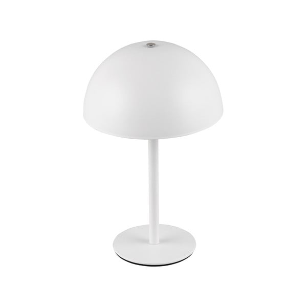 Matne biela LED stolová lampa s kovovým tienidlom (výška  21 cm) Munoz – Trio-image-3