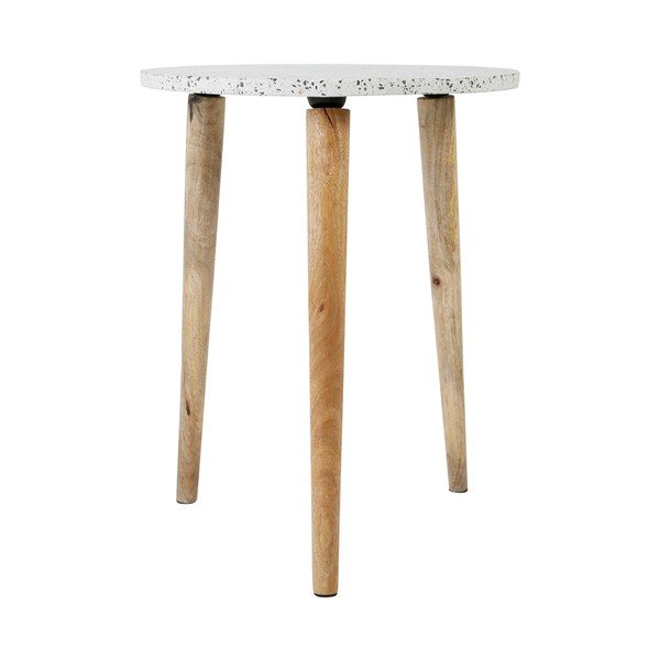 Okrúhly odkladací stolík s terrazzo doskou ø 42 cm Terrazzo - Jardin d'Ulysse-image-3