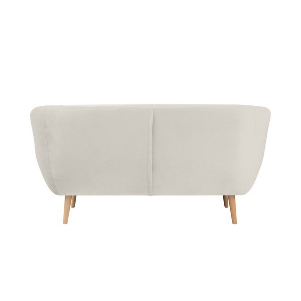 Krémová dvojmiestna pohovka Mazzini Sofas Amelie-image-3