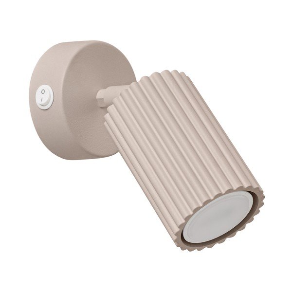 Taupe kovové bodové svietidlo 8x16 cm Gleam – Sollux