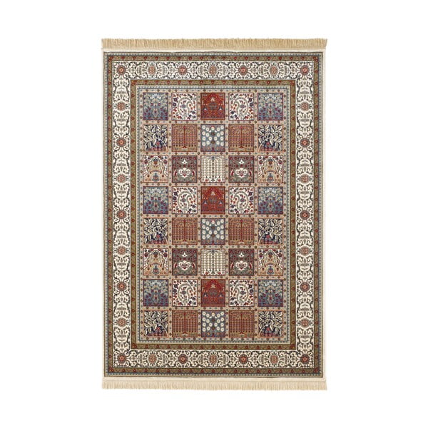 Krémovobiely koberec z viskózy Mint Rugs Precious, 120 x 170 cm