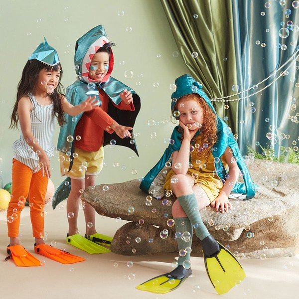 Papierové čiapky v súprave 8 ks Shark – Meri Meri-image-1