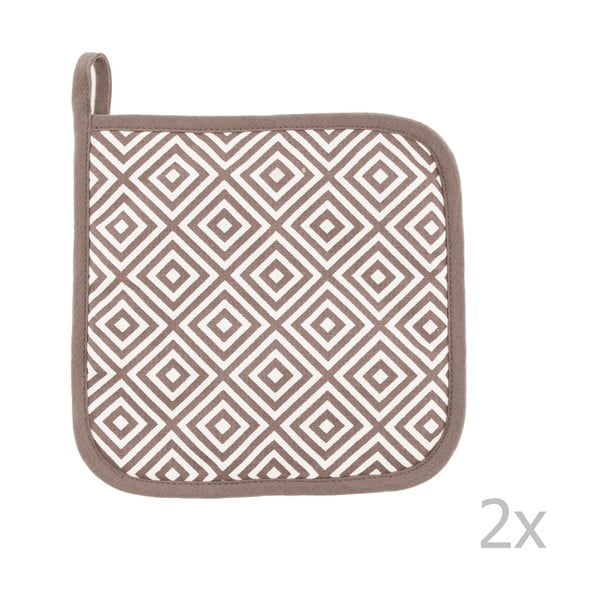 Bavlnené chňapky v súprave 2 ks Geo – Tiseco Home Studio-image-1
