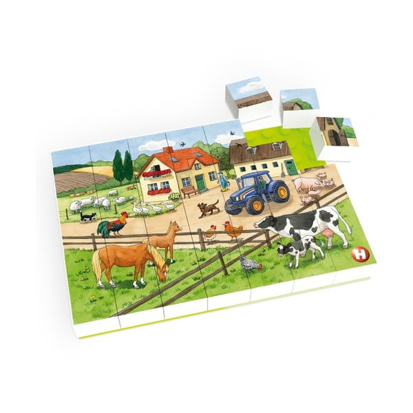 Detské puzzle Hubelino Život na farme