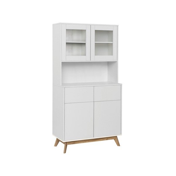 Biely kredenc 84x165 cm Skandi – Støraa-image-2