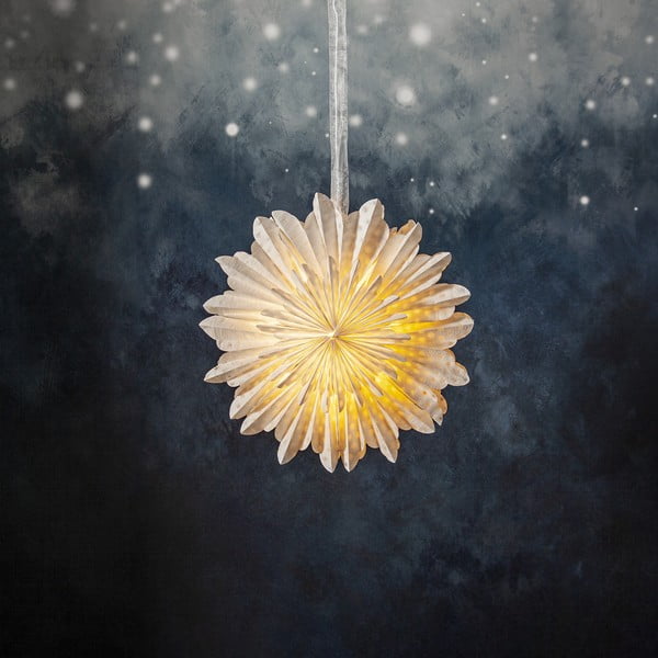 Biela svetelná dekorácia s vianočným motívom Cloud – Star Trading-image-1