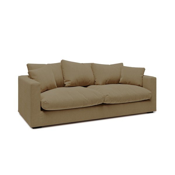 Béžová menčestrová pohovka 220 cm Comfy – Scandic-image-1